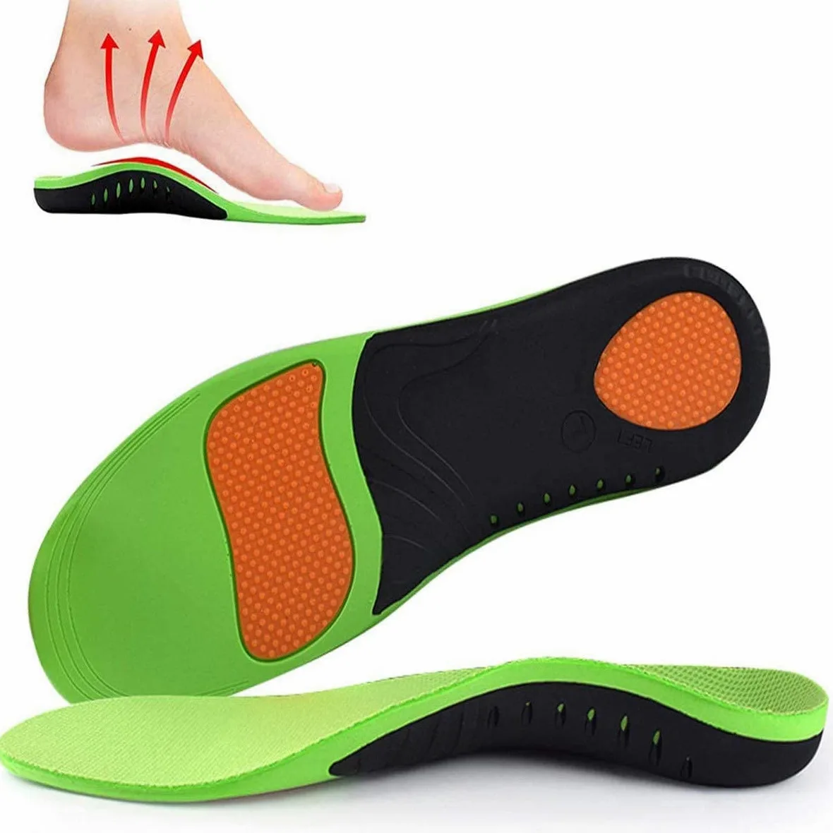 Wkładki, Wkładki z pianki Memory Foam Korekcja rozmiaru buta, wkładki żelowe Spocone stopy Do butów roboczych Poprawiony komfort(L)